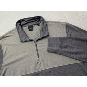 Dunning Golf Mens XL 1/4 Zip Pullover Sweatshirt Colorblock Performance